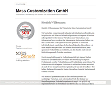 Tablet Screenshot of masscustomization.biz